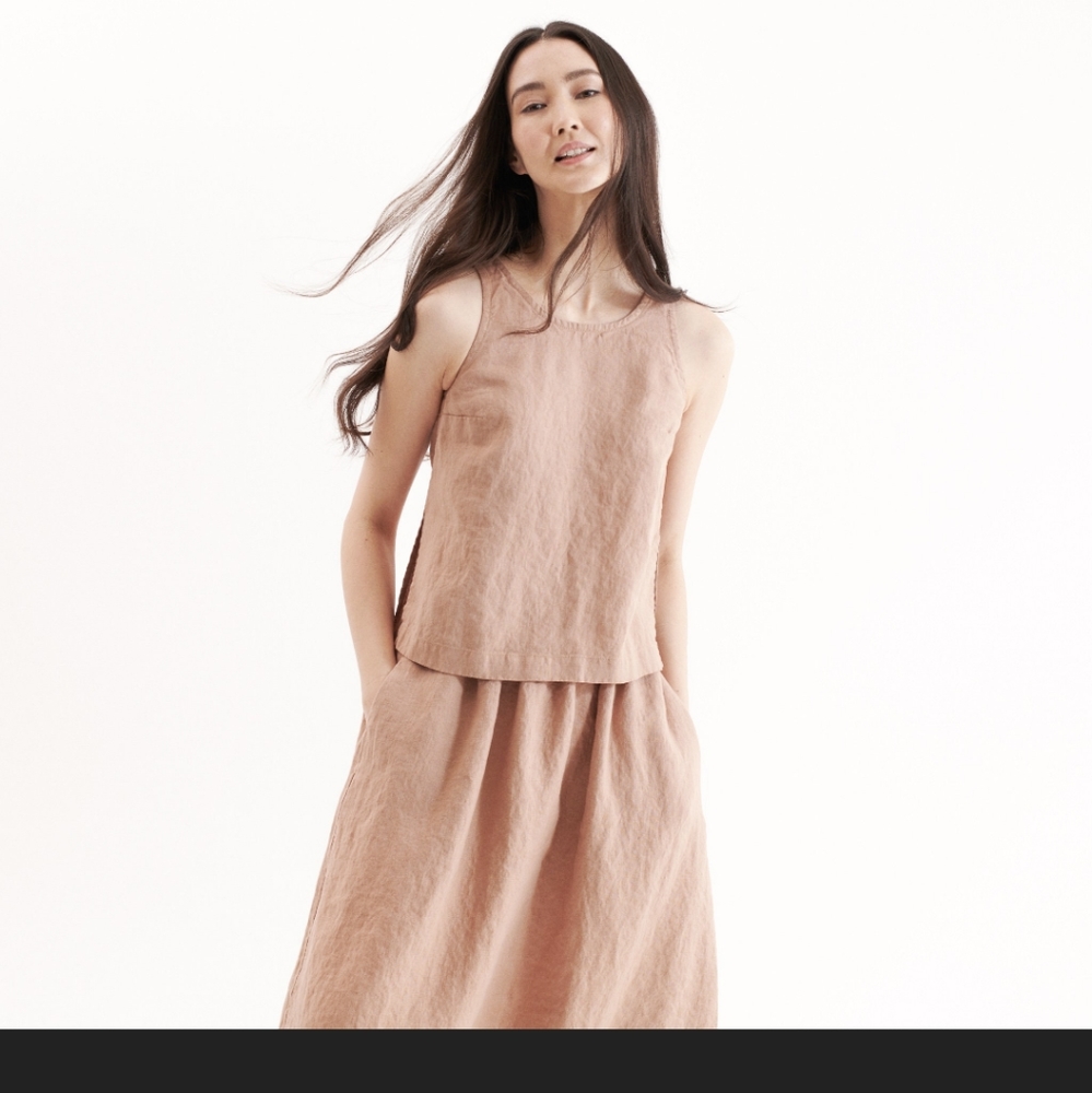 Not perfect linen tank top